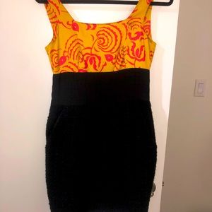 RACHELLE Rachel Roy silk / wool dress